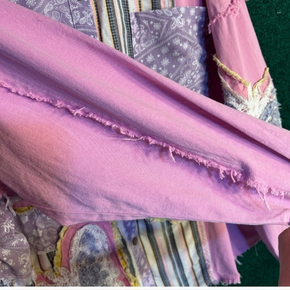 Blue Velvet Pink Butterfly Dreams Embroidered Patch 🦋 - Picture 11 of 11